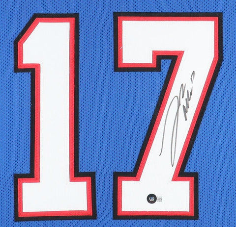 Josh Allen Signed / Framed Buffalo Bills Jersey (Beckett) 2xPro Bowl Quarterback