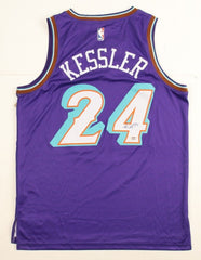 Walker Kessler Signed Utah Jazz Jersey (PSA) 2022 1st Round NBA Draft Pick Cntr.