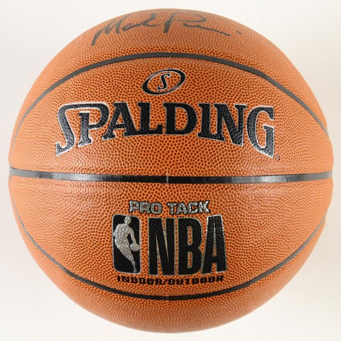 Mark Price Signed Spalding NBA Basketball (JSA) Cleveland Cavaliers / 4xAll Star