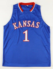 Hunter Dickinson Signed Kansas Jayhawks Jersey (Beckett)