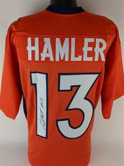 K J Hamler Signed Denver Broncos Jersey (JSA COA) Ex Penn State Wide Receiver