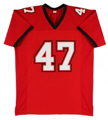 John Lynch Signed Tampa Bay Buccaneers Red Home Jersey (Beckett) Bucs 1993–2003