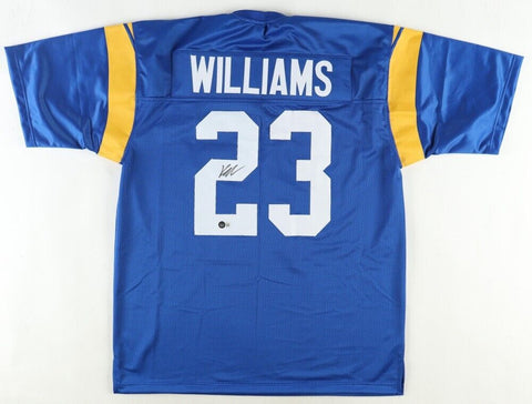 Kyren Williams Signed Los Angeles Rams Jersey (Beckett) 2023 Pro Bowl Running Bk