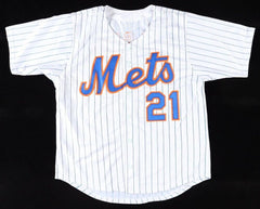 Carlos Delgado Signed New York Mets Jersey (JSA COA) 2xAll-Star 1st Baseman