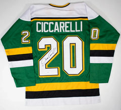 Dino Ciccarelli Signed Minnesota North Stars Jersey (JSA COA) Hall of Fame 2010