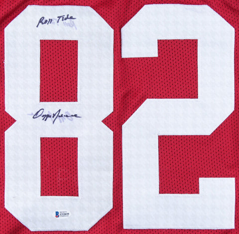 Ozzie Newsome Signed Alabama Crimson Tide Jersey (Beckett) Browns 1st Rd Pk 1978