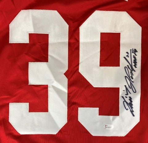 Dominik Hasek Signed Detroit Red Wings Jersey “HOF 14” (JSA COA) 6xVezina Winner