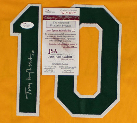 Tony La Russa Signed Oakland Athletics Jersey (JSA COA) A's Hall o Fame Manager