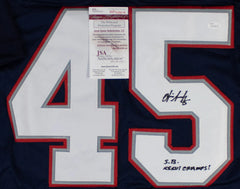 Otis Smith Signed New England Patriots Jersey (JSA COA) Super Bowl XXXVI Champ