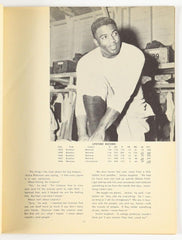 1951 Vintage Brooklyn Dodgers Baseball Yearbook Magazine / Jackie Robinson