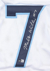 Malik Willis Signed Tennessee Titans Jersey (Beckett) 2022 3rd Round Pick QB