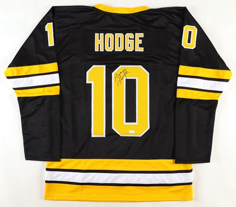 Ken Hodge Jr. Signed Boston Bruins Throwback Jersey (JSA) Son of Bruin Ken Hodge