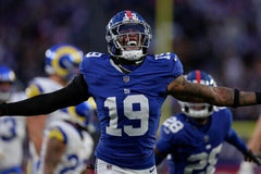 Isaiah Simmons Signed New York Giants Speed Mini Helmet (JSA) G-Men All Pro L.B.