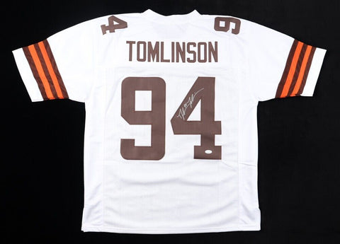 Dalvin Tomlinson Signed Cleveland Browns Jersey (JSA COA) Browns Nose Tackle