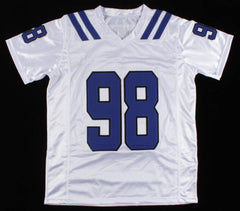 Robert Mathis Signed Indianapolis Colts Jersey (JSA COA) Super Bowl Champion XLI