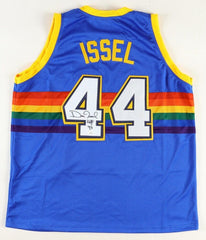 Dan Issel Signed Denver Nuggets Jersey Inscribed HOF 93 (JSA COA) 6xNBA All Star