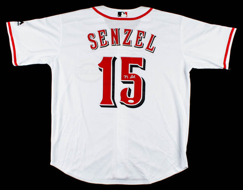 Nick Senzel Signed Cincinnati Reds Jersey (JSA COA) 2020 Rookie Center Fielder