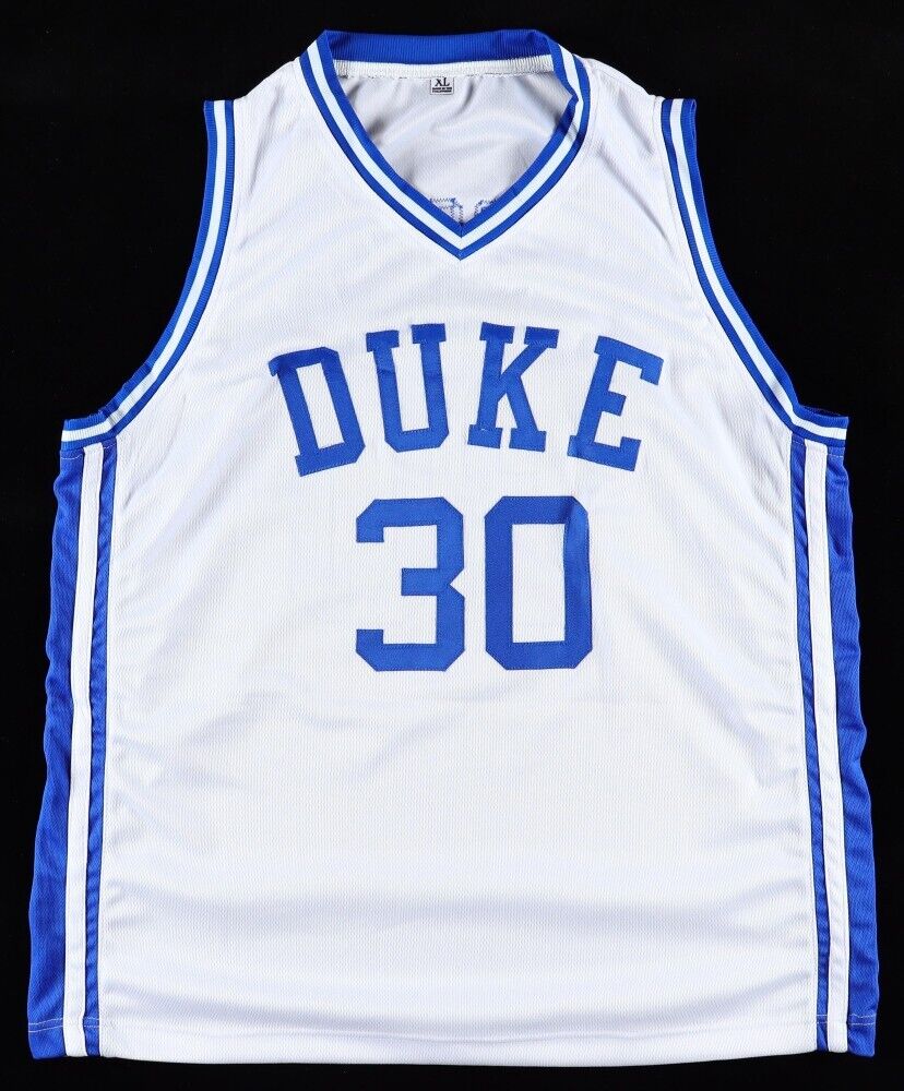 Kyle Filipowski Signed Duke Blue Devils Jersey (Beckett) 2024 1st Rnd Draft Pk ?