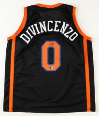 Donte DiVincenzo Signed New York Knicks Jersey (Beckett) 2021 NBA Champion