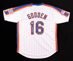 Dwight "Doc" Gooden Signed Mets Jersey (JSA COA) 3xWorld Series Champion