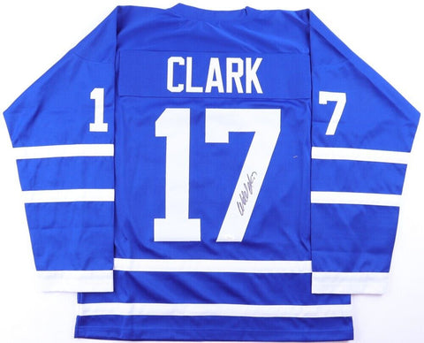 Wendel Clark Signed Toronto Maple Leafs Jersey (JSA COA) #1 Pick 1985 NHL Draft