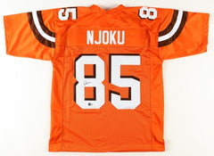 David Njoku Signed Browns Jersey (Beckett) 2017 Cleveland's 1st Round Draft Pick