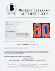 1980 Team USA Miracle on Ice Signed Jersey (Beckett) Autographed by 19 /See List