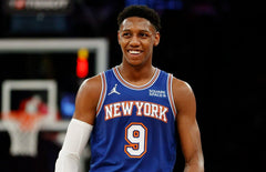 R. J. Barrett Signed New York Knicks Nike Jersey (Fanatics) 2019 #3 Overall Pk