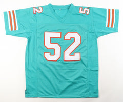 Raekwon McMillan Signed Miami Dolphins Jersey (Beckett COA) Ex-Ohio State L.B.