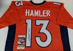K J Hamler Signed Denver Broncos Jersey (JSA COA) Ex Penn State Wide Receiver