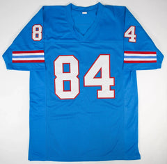 Billy "White Shoes" Johnson Signed Houston Oilers Jersey (JSA COA) 3×Pro Bowl WR