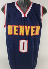 Christian Braun Signed Denver Nuggets Jersey (JSA COA) Ex Kansas Jayhawk Guard