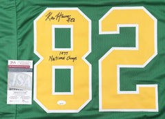 Kris Haines Signed Notre Dame Fighting Irish Jersey 1977 National Champs JSA COA