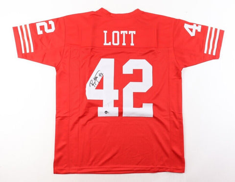 Ronnie Lott The Glory of Their Time Game worn Jersey store Patch Fleer Greats 49ers