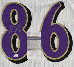 Todd Heap Signed Baltimore Ravens Jersey (JSA COA) 2xPro Bowl Tight End