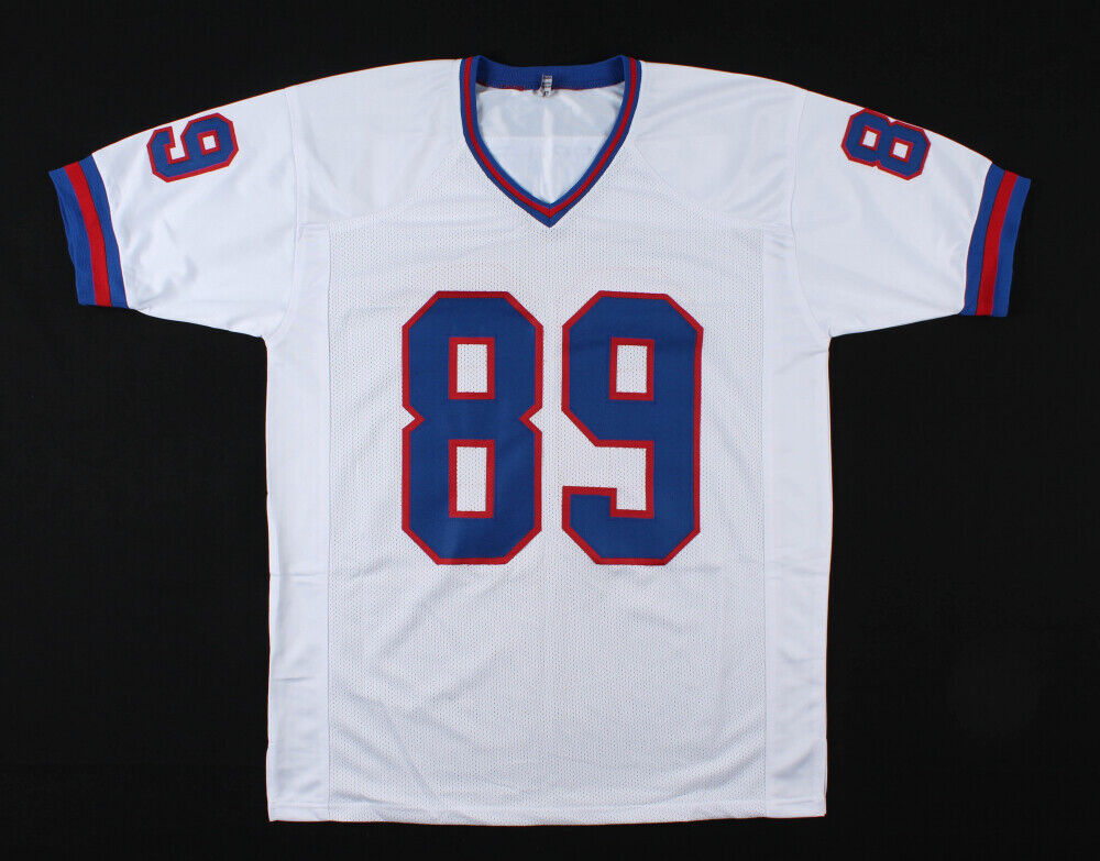 Mark Bavaro Signed New York Giants Jersey (JSA) 2xSuper Bowl Champion T.E.