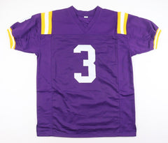 Odell Beckham Jr. Signed LSU Tigers Jersey (Beckett) NY Giants, Browns, LA Rams