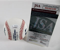 John Rocker Signed Baseball Inscribed "F*ck NY." (JSA COA) Atlanta Braves Closer
