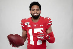 Chris Olave Signed Ohio State Buckeyes Jersey (Beckett COA) Saints Wide Receiver