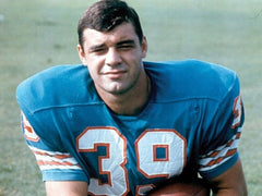 Larry Csonka Signed 1972 Miami Dolphins Jersey (Beckett) 2xSuper Bowl Champ R.B.