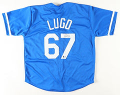 Seth Lugo Signed Kansas City Royals Jersey (Beckett) 2024 All Star Game Pitcher