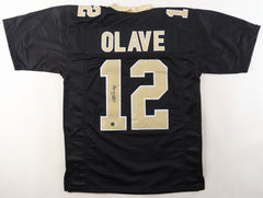Chris Olave Signed New Orleans Saints Jersey (Beckett) 2022 1st Rd Pck / Ohio St