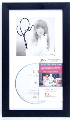 Taylor Swift Signed Framed "The Tortured Poets Department" CD Album Insert (JSA)