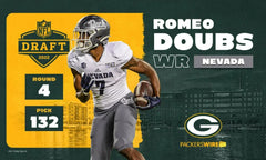 Romeo Doubs Signed Green Bay Packers Jersey (JSA COA) 2022 4th Rnd Pk/ Nevada WR