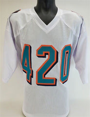 Ricky Williams Signed Dolphins 420 Jersey "Smoke Weed Everyday! & Puff Puff Run"
