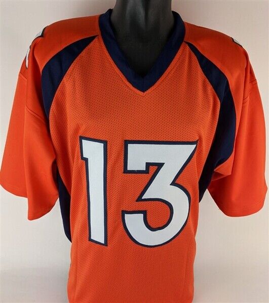 K J Hamler Signed Denver Broncos Jersey (JSA COA) Ex Penn State Wide Receiver