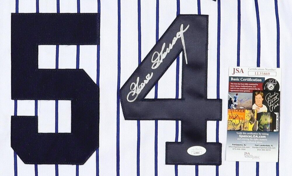 Goose Gossage Signed New York Yankees Pinstripe Home Jersey (JSA COA) 2008 HOF