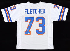Simon Fletcher Signed Denver Broncos Jersey Inscribed "ROF 2016"(JSA) Linebacker