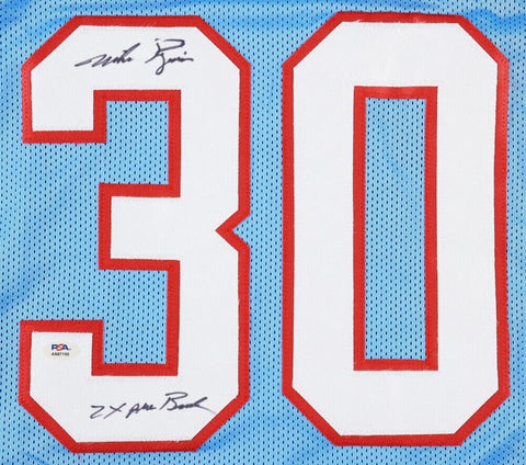 Mike Rozier Signed Houston Oilers Jersey Inscribed "2x Pro Bowl" (PSA) Nebraska