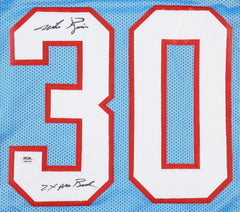Mike Rozier Signed Houston Oilers Jersey Inscribed "2x Pro Bowl" (PSA) Nebraska